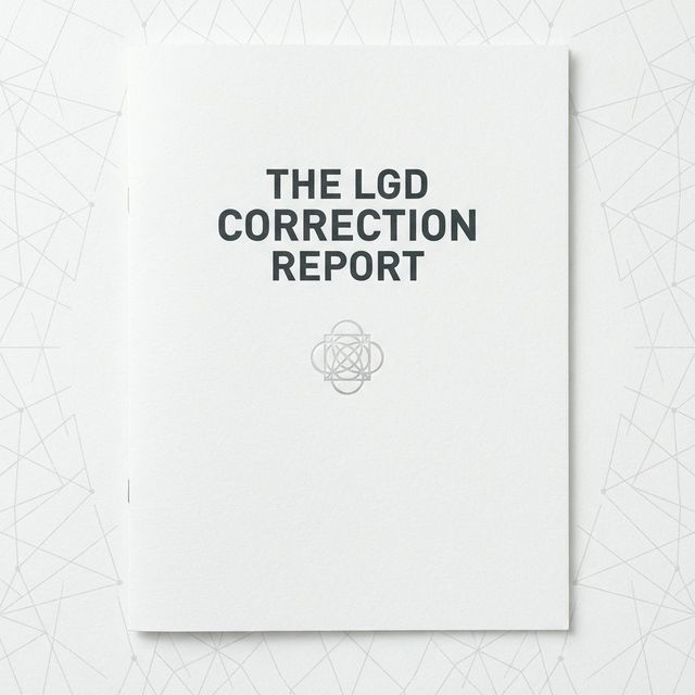 The LGD Correction Report Cover